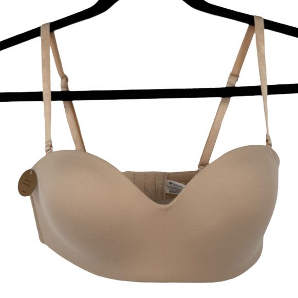 Wacoal 854372 Staying Power wire free strapless bra tan size 32C - Picture 2 of 7